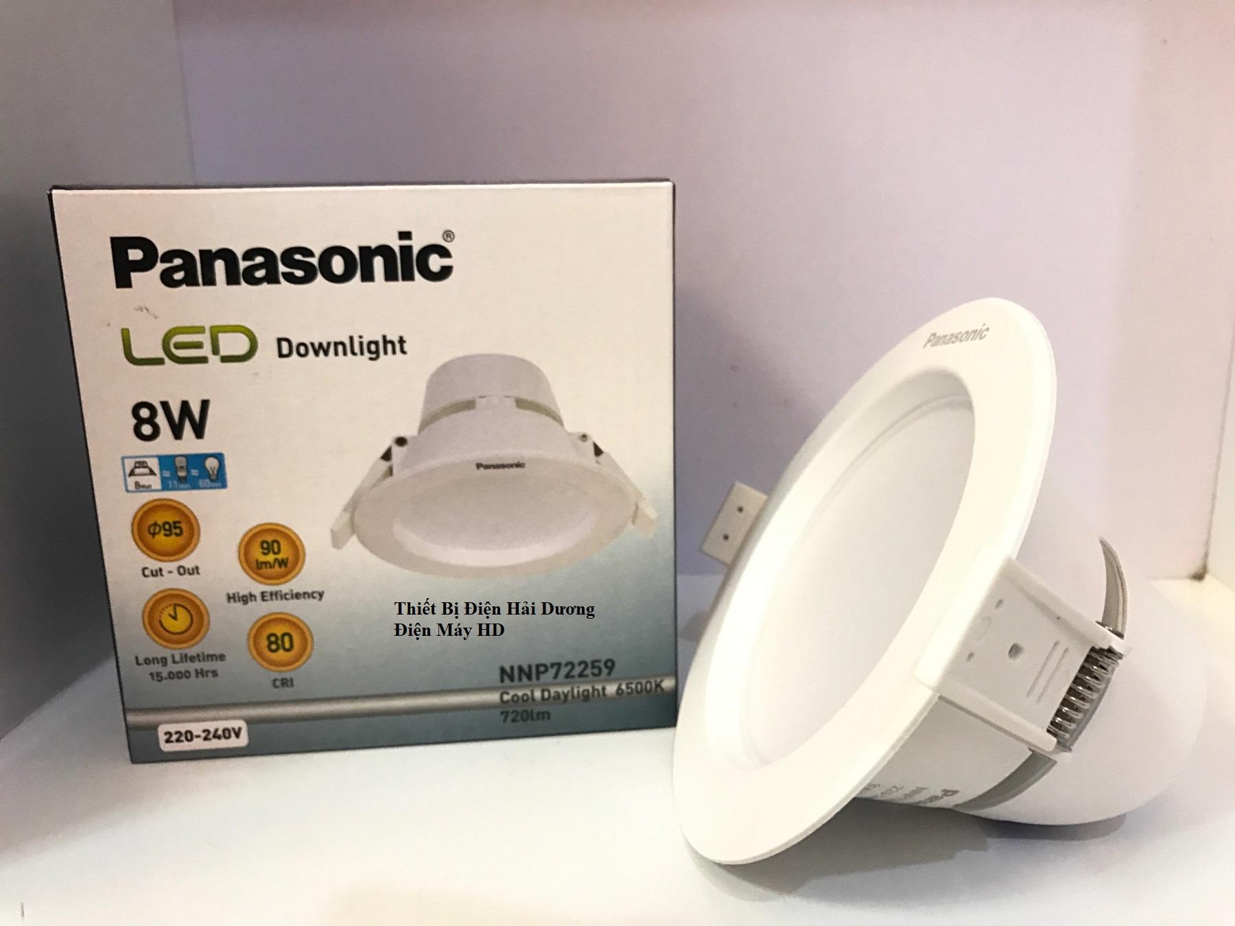 Bộ 6 Đèn Panasonic LED Downlight âm trần NNP72249/59 8W (Trắng/Vàng)