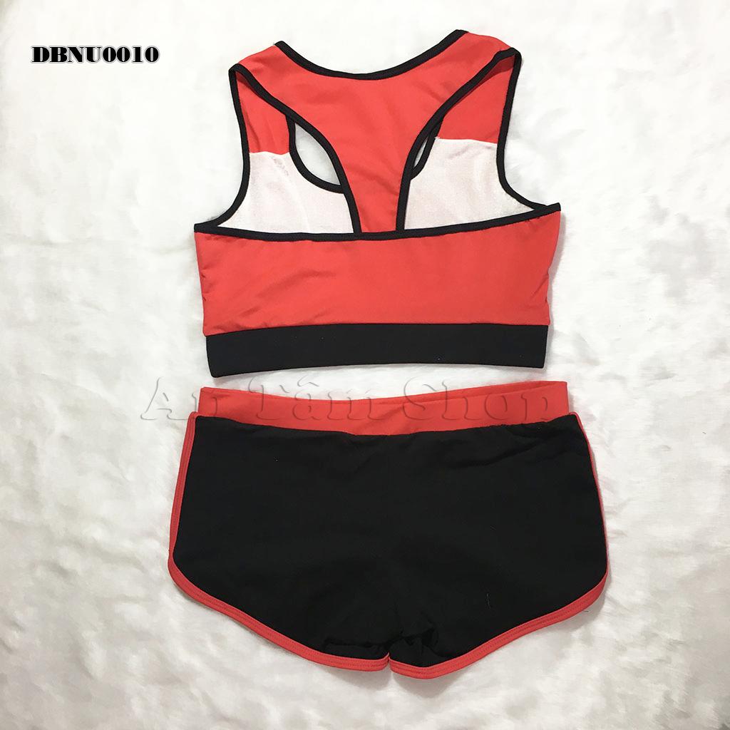 [HCM]Đồ bơi nữ màu đỏ đen