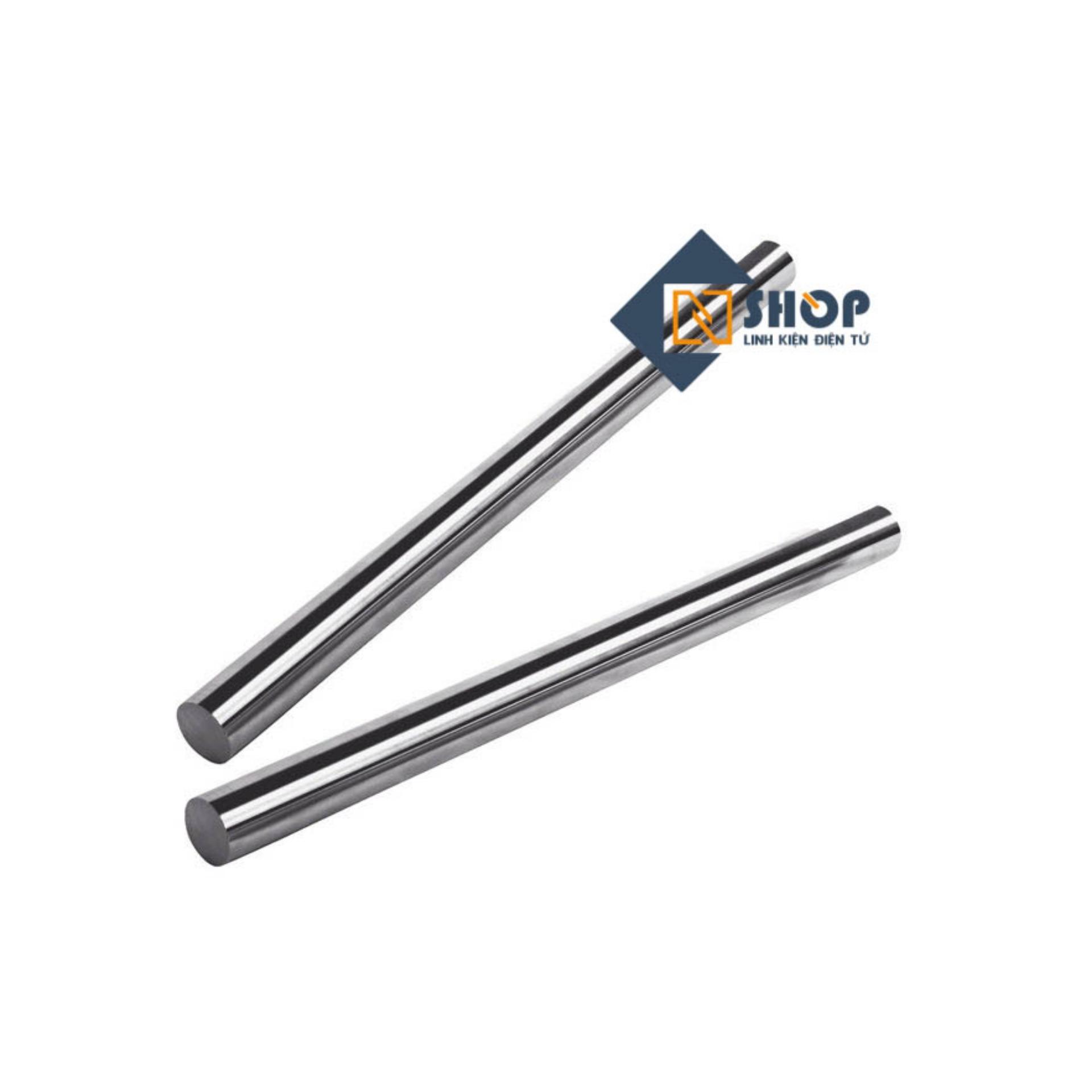 Trục trơn 8mm (ty  thanh trượt tròn) mạ crom 400mm