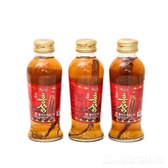 Nước hồng sâm có củ KGS Hàn Quốc 120ml/1 Lọ (Product Of Korea)