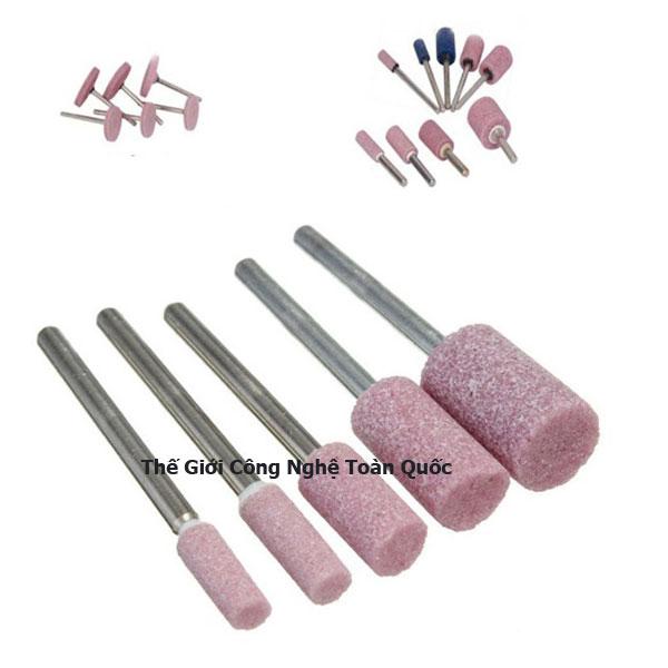 Bộ 5 mũi đá mài mini phụ kiện cho khoan đa năng mini cầm tay (như Dremel, ACZ, ...)