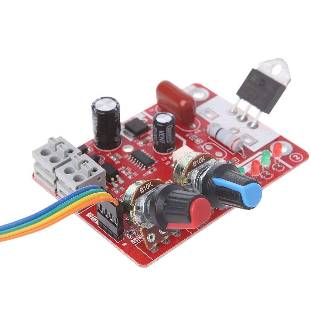 MẠCH TIMER ĐIỀU CHỈNH DÒNG VÀ ÁP MÁY HÀN PIN CÓ LED 41A