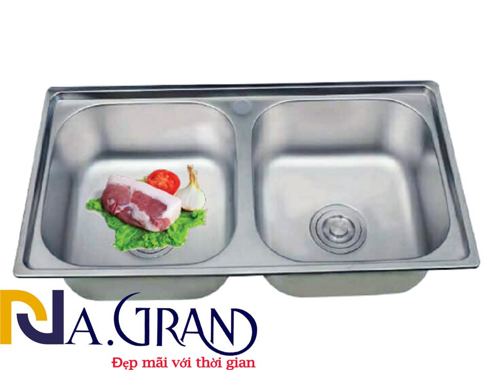 Chậu Rửa Chén Bát INOX 304 Cao Cấp N10 NA.GRAND Tặng Bộ Xả Chậu