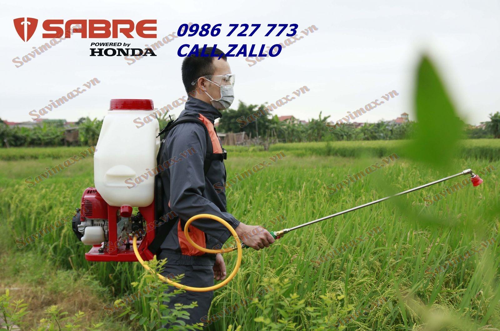 Máy phun thuốc Honda SABRE PL-25PS, máy xịt điện động cơ Honda Thái Lan, máy phun thuốc diệt côn trùng