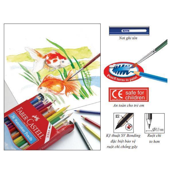 Chì màu nước Parrot, Chì màu nước 24 màu