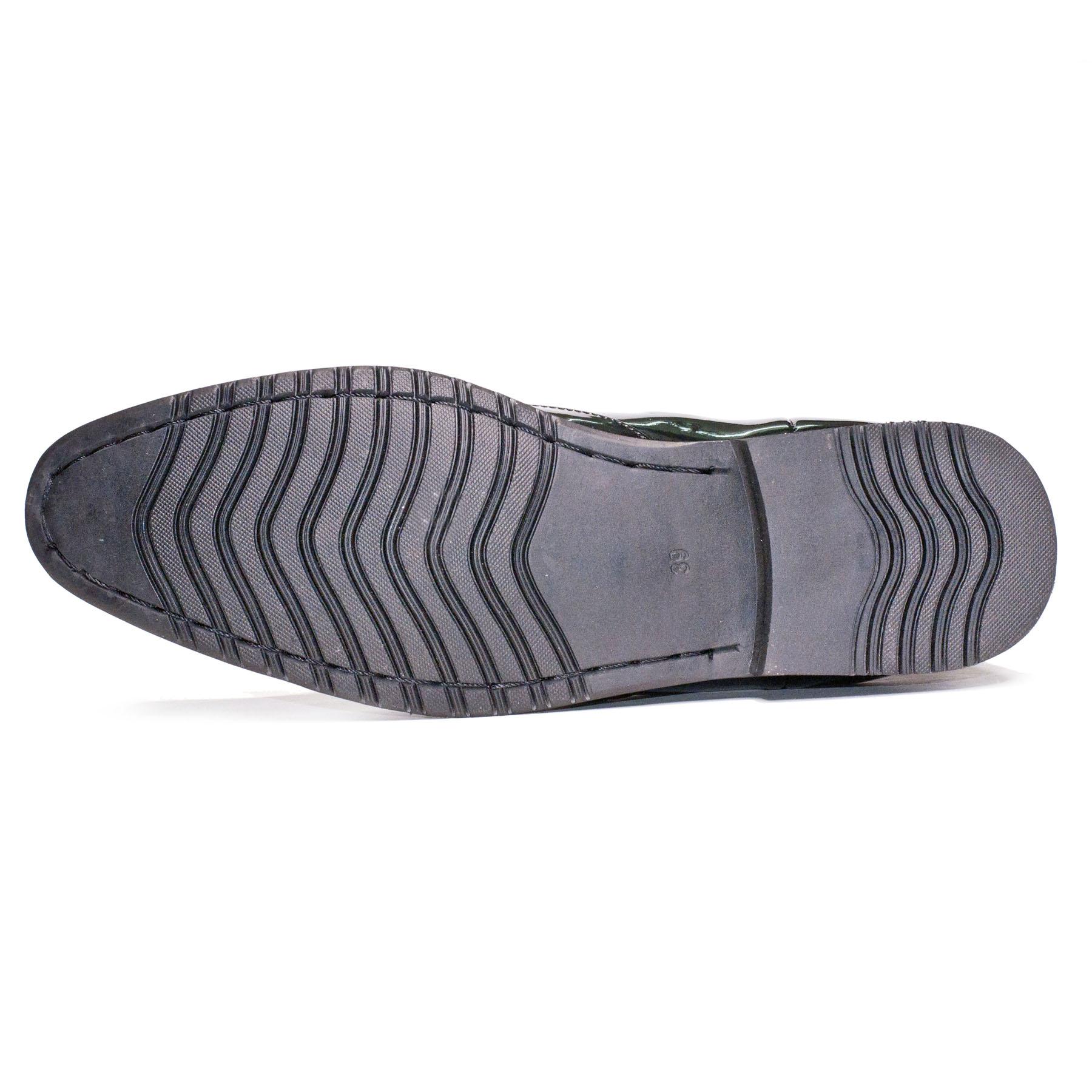 Giày Chelsea boot nam đẹp cổ chun da bóng CB520