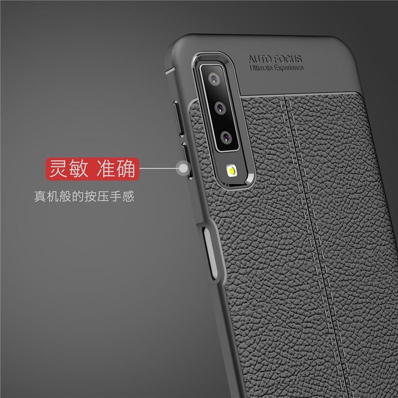 Ốp Lưng Silicon Auto Focus Cho Samsung Galaxy A7 (2018)