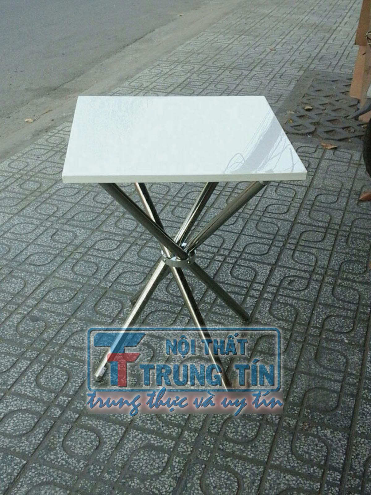 [HCM]chân bàn inox bó xếp