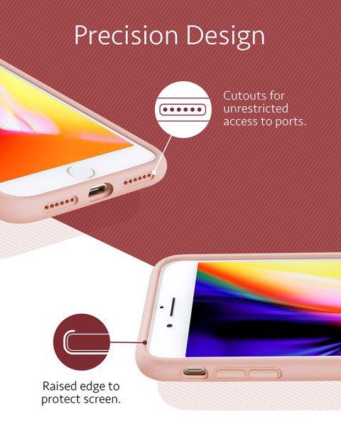 Ốp lưng Anker KARAPAX Silk cho iPhone 7/8 - Pink