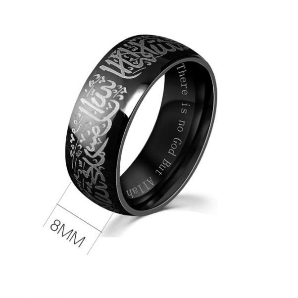 Nhẫn nam chữ cổ độc đáo 8mm
