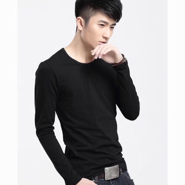 [HCM]Áo Thun Nam Body Tay Dài Thun Cotton Co Dãn