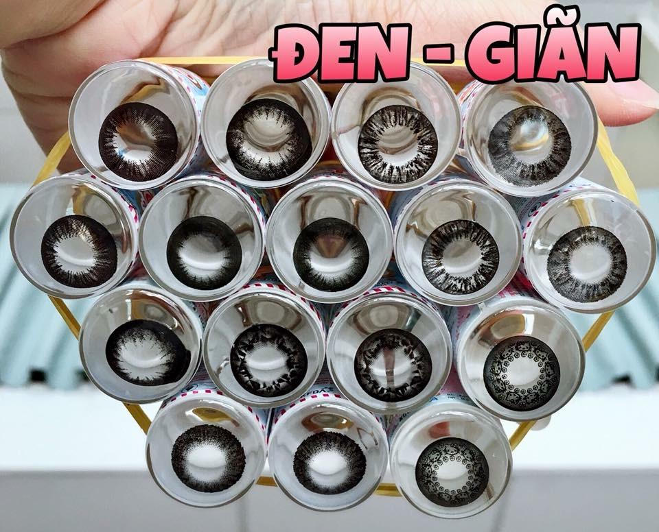 [HCM]lens màu đen không độ