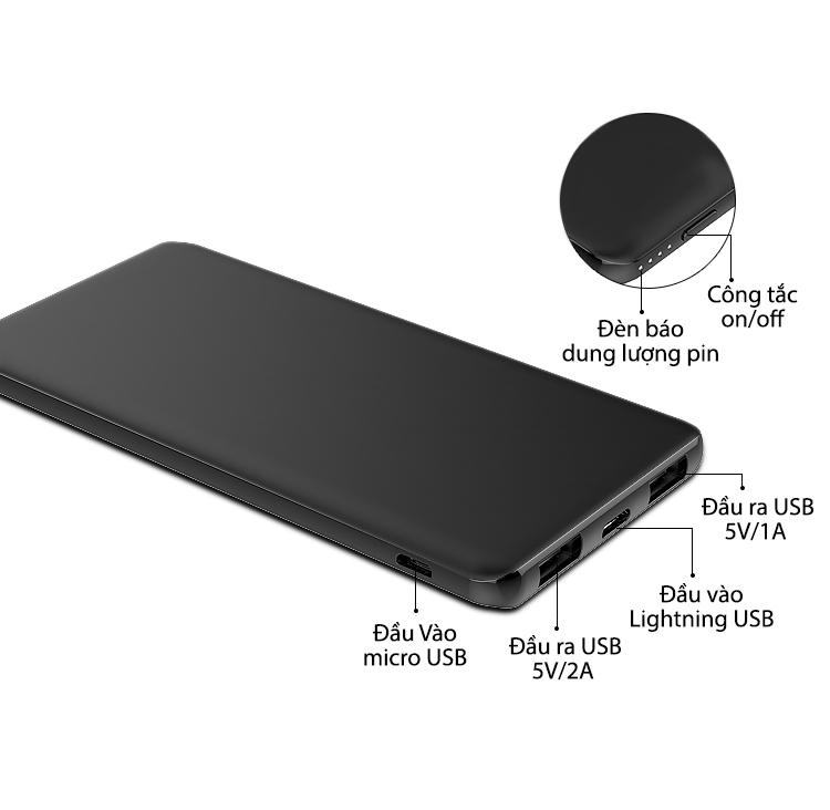 Pin dự phòng 5000mAh C0506