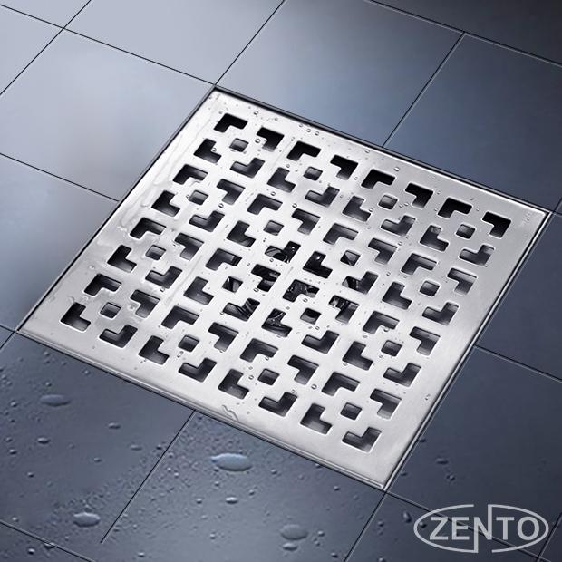 Thoát sàn Aqua Plus inox Zento ZT533-1L(300x300mm)