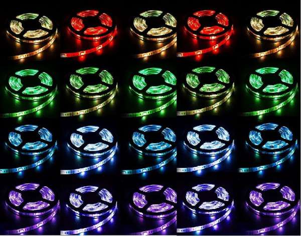 Combo 20 bộ đèn Led 5m 5050RGB đủ màu + Nguồn 3A + Khiển