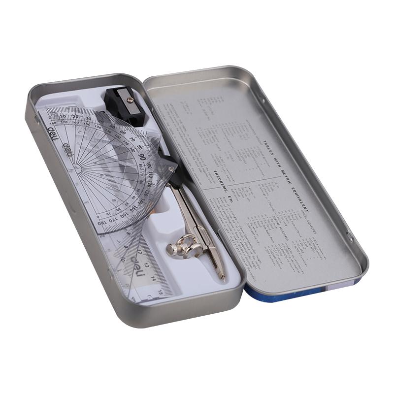 Bộ compa, thước kẻ Deli G30505 - 8 món