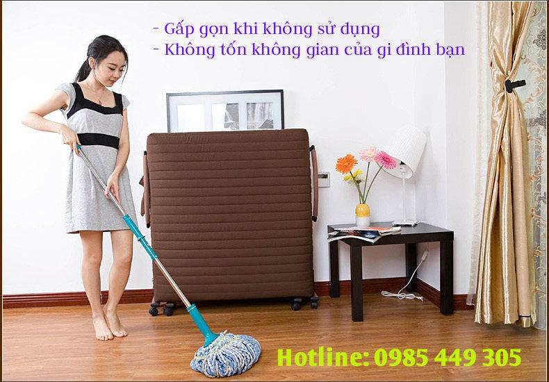 GIƯỜNG GẤP HÀN QUỐC RỘNG 90 PHÂN (HQ90)