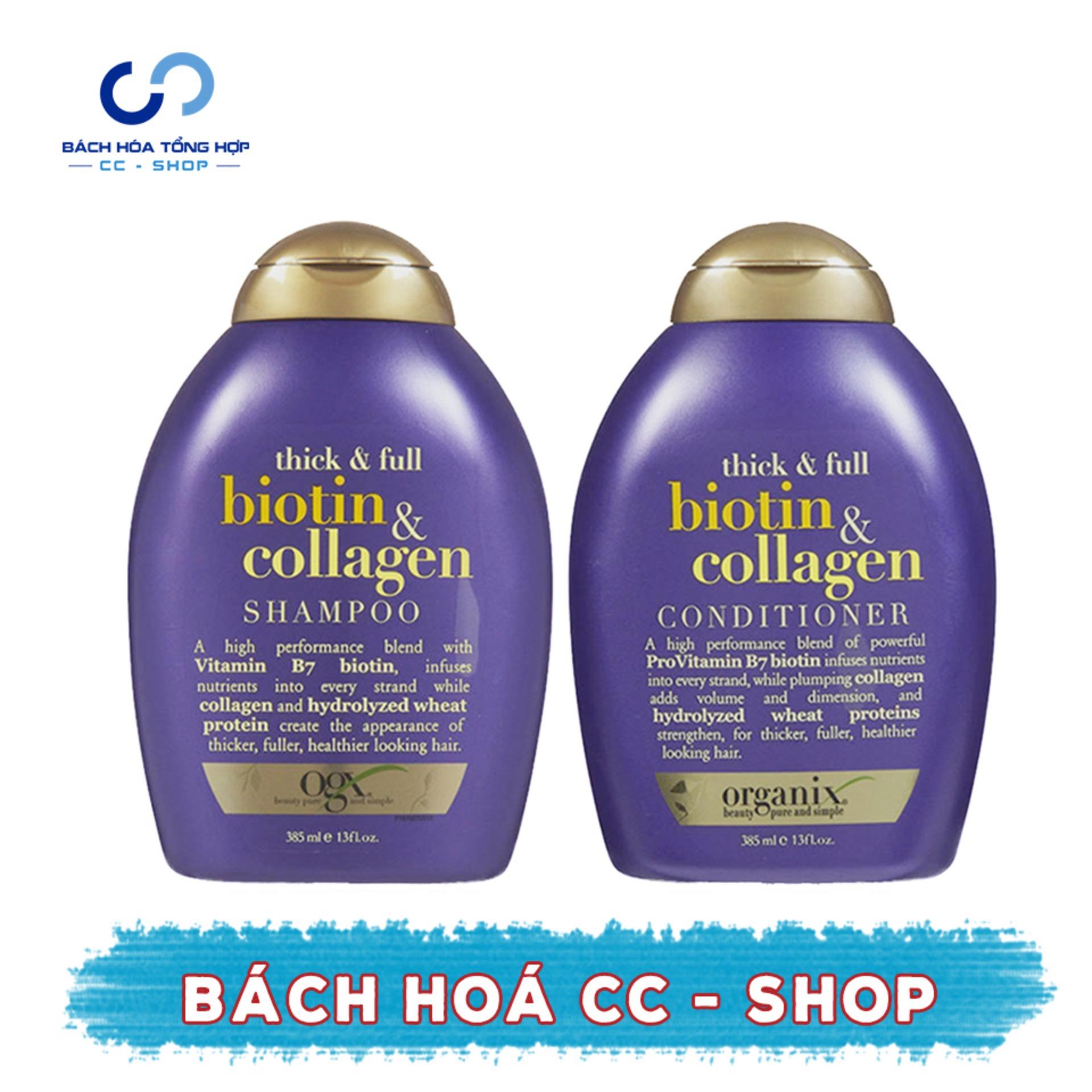 Dầu gội OGX Biotin & Collagen 385ml