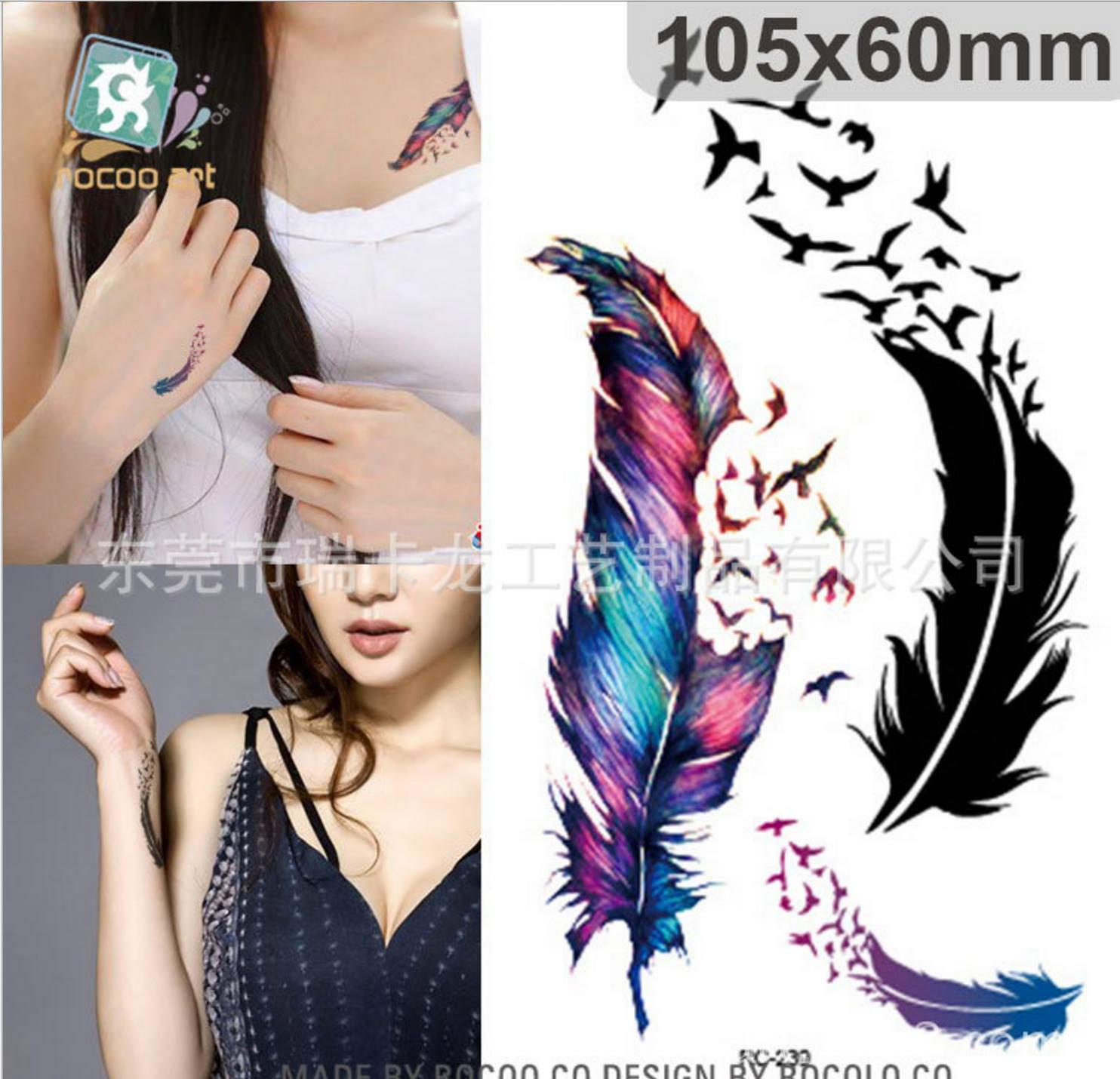 [HCM]Combo 6 tấm hình xăm dán size 10x6cm Long Vũ (Shop phát ngẫu nhiên hoặc khách chọn)