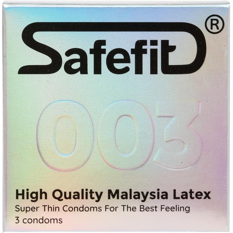 Bao Cao Su SafeFit Siêu Mỏng 003 (hộp 3)