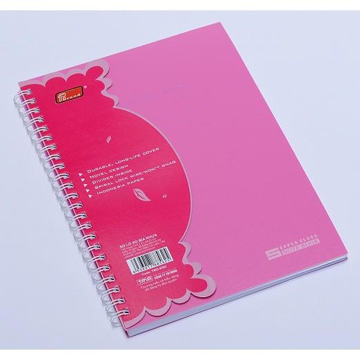 [HCM]Sổ lò xo A5 bìa nhựa 140 trang