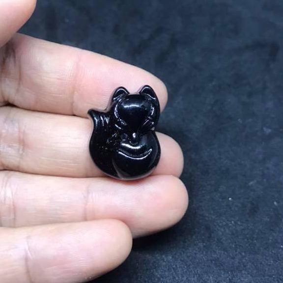 [HCM]MẶT DÂY CHUYỀN HỒ LY ĐÁ PHONG THỦY MAY MẮN