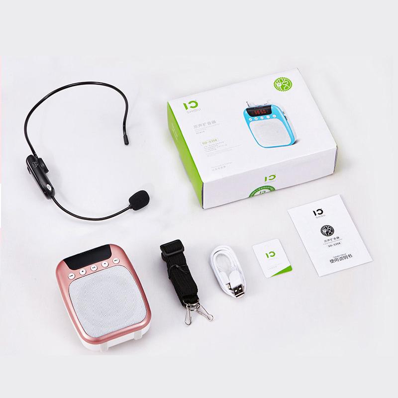 SHIDU SD-S358 (2022) - Máy Trợ Giảng 12W, Bluetooth, FM, TF Card, Pin 2500mAh