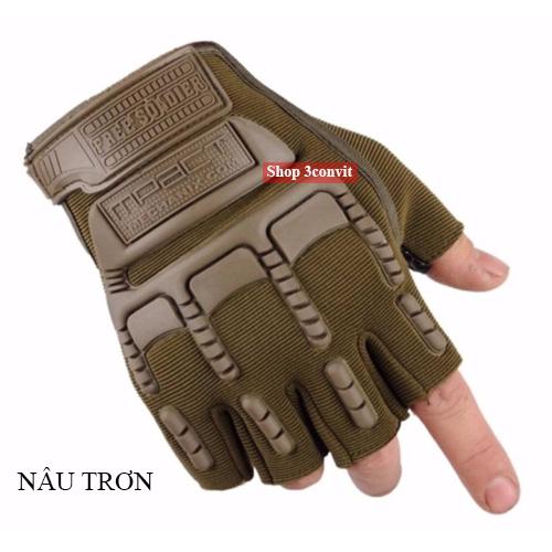 [HCM]Găng tay nam hở ngón kiểu lính