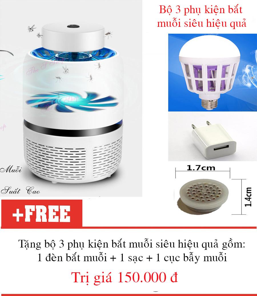 Máy Bắt muỗi và diệt công trùng Eddrac+tặng kèm 3 phụ kiện bắt muỗi siêu hấp dẫn