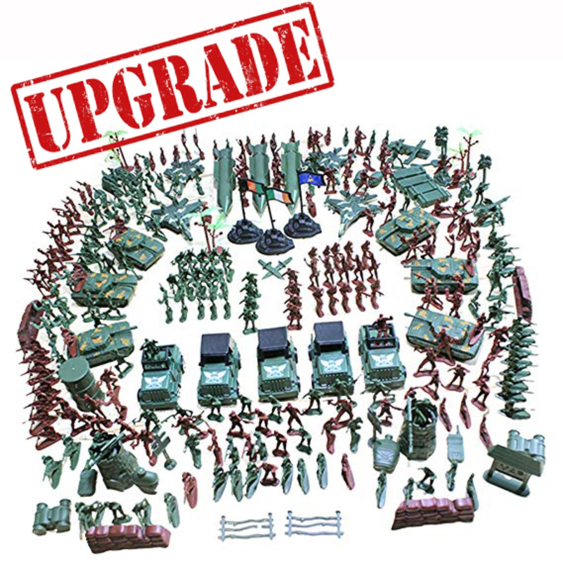 Set bộ đồ chơi 307 chi tiết mô hình lính nhựa war force quân đội legaxi pm13