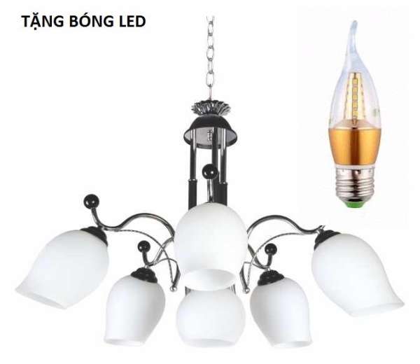 đèn chùm cổ điển Ø600 NC887-6 TẶNG BÓNG LED