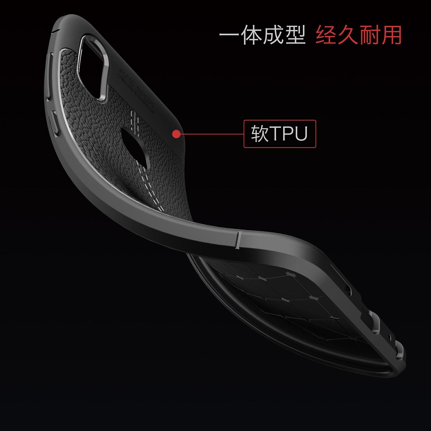 Ốp Silico Vân Da Cho Vivo V11i - Auto Focus