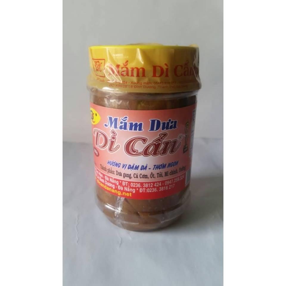 Mắm dưa Dì cẩn Đà Nẵng chợ Hàn hủ 500mg