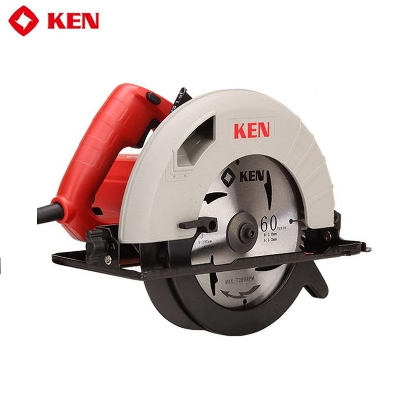 MÁY CƯA ĐĨA 185MM-1350W KEN 5637 (KÈM CHỔI THAN)