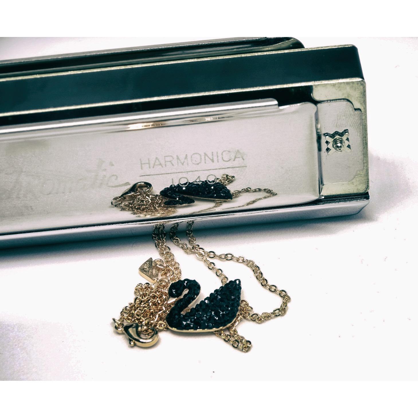 Kèn harmonica chromatic Swan SW1040 (Bạc)