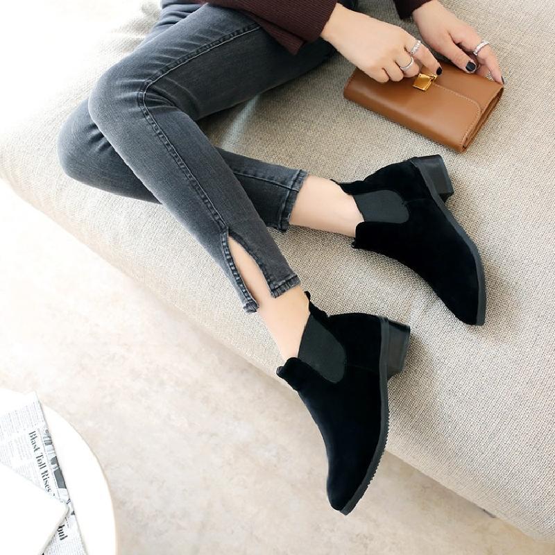 [HCM]Chelsea boot cổ ngắn ĐẾ THẤP GBN20