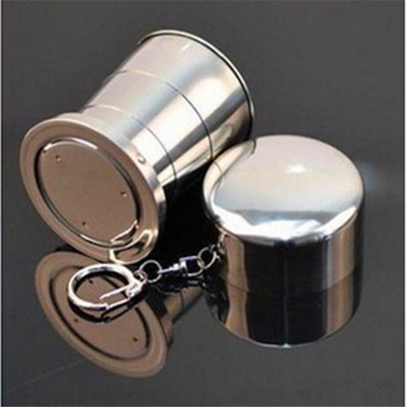 [HCM]Ly cốc xếp gọn inox 140ml cở trung