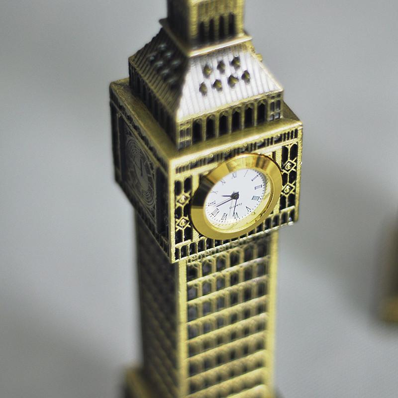 Mô hình đồng hồ Big Ben cao 23 cm (màu vàng rêu)