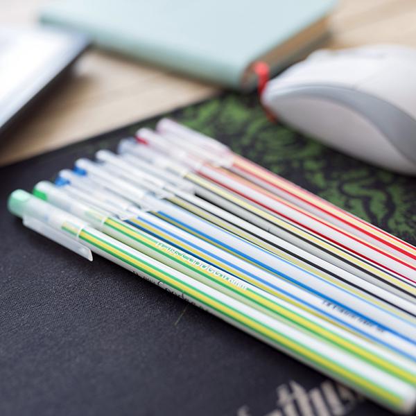 [HCM]COMBO 2 HỘP BÚT BI ĐÙN THIÊN LONG TL-093 (40 CÂY MÀU XANH)