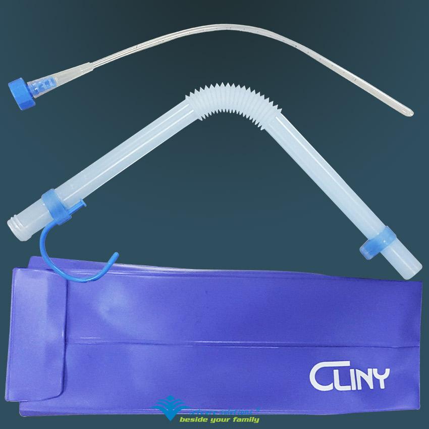[HCM]Cliny - Bộ tự thông tiểu nam, nữ tại nhà loại 2 lỗ 14Fr dài 270mm