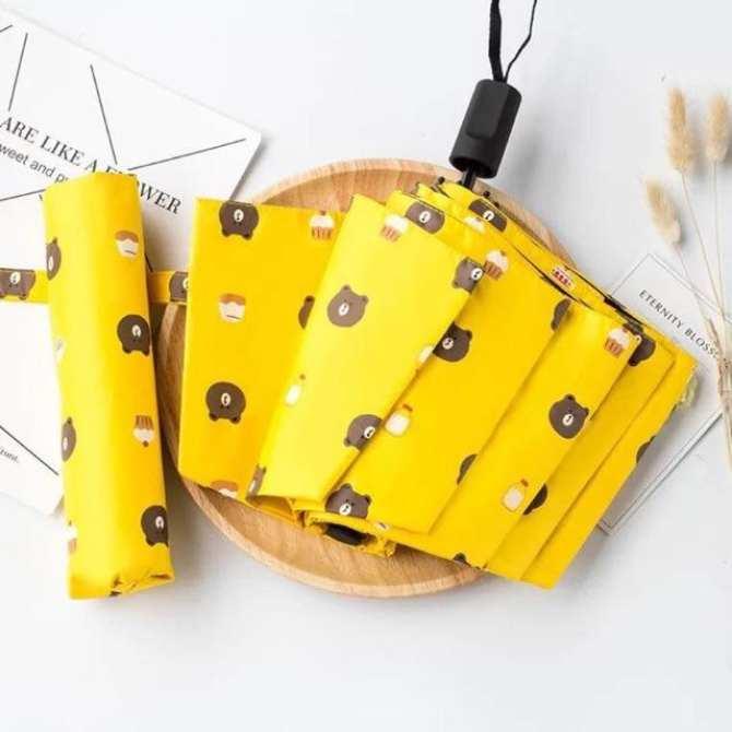 Ô dù mini hình gấu Brown GDTRONGL144