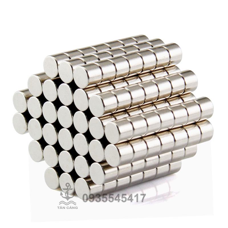 combo 10 Nam châm tròn 6x5 mm