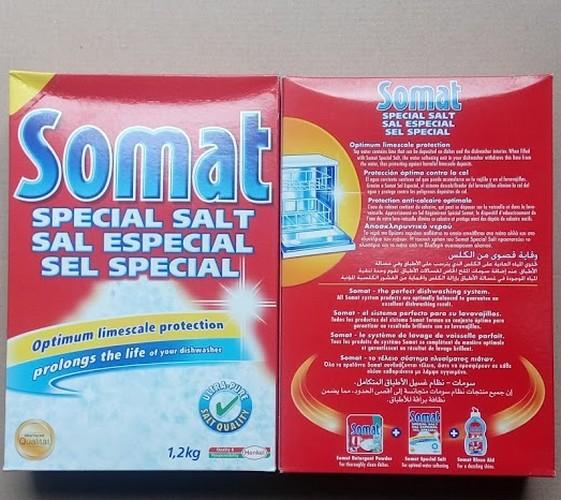 Muối rửa chén ly đặc biệt Somat dùng cho máy rửa chén ly