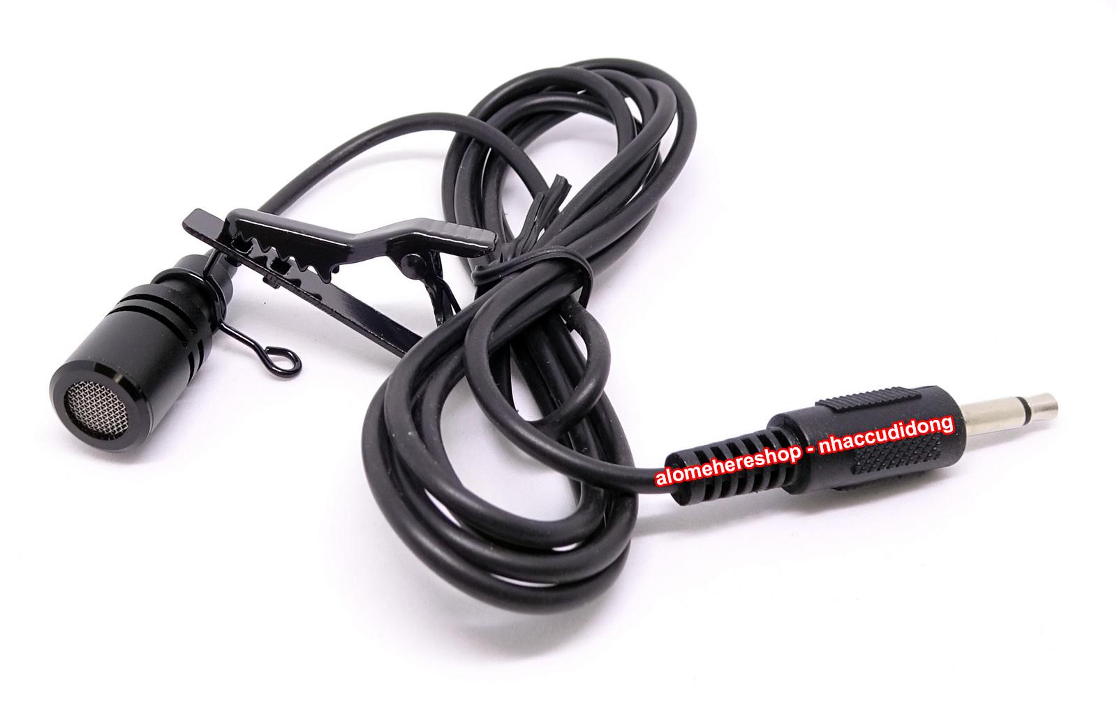 Microphone cài áo mini thu âm jack 3.5mm