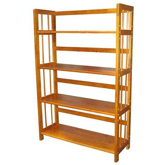 KỆ SÁCH 4 TẦNG NGANG 80CM  MÀU TỰ NHIÊN