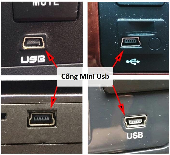 Đầu chuyển đổi Mini USB to USB OTG đen