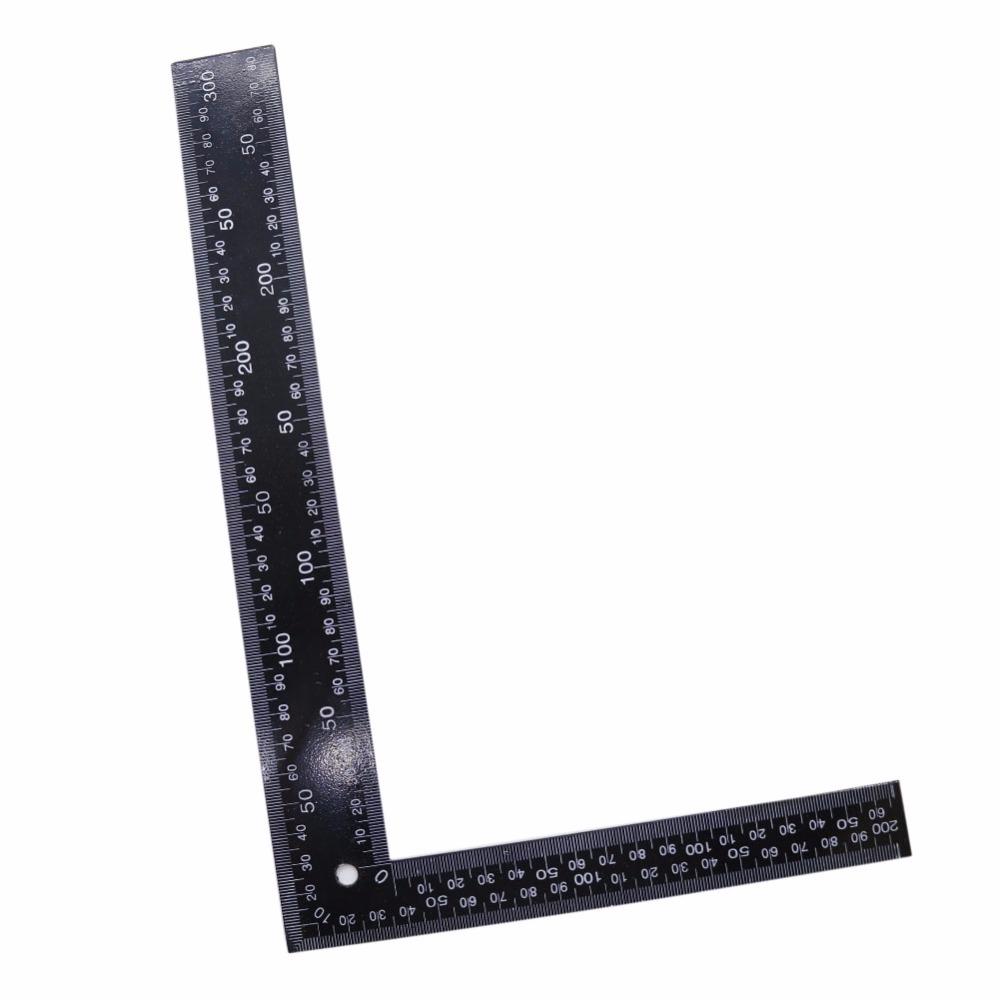 Thước ke góc vuông đen 20x30cm size nhỏ