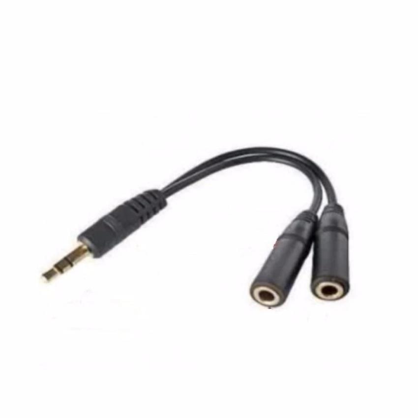 Dây chia jack loa chuẩn 3.5 từ 1 ra 2