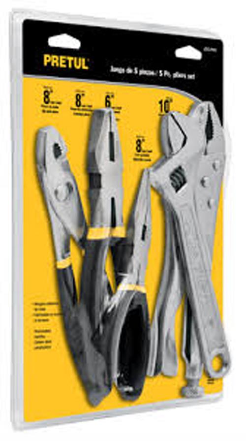 [HCM]Bộ kềm 5 chi tiết Pretul - JGO-PIN5