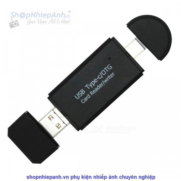 ĐẦU ĐỌC THẺ OTG SD /MICRO SD DÀNH CHO SMARTPHONE TYPE C MICRO USB PC